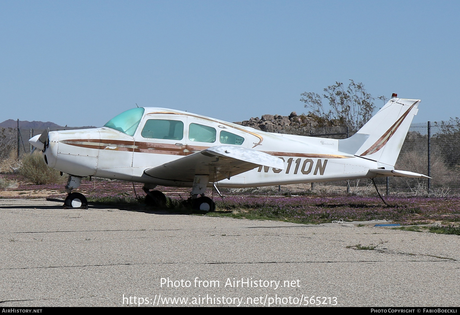 Aircraft Photo of N6110N | Beech B23 Custom | AirHistory.net #565213