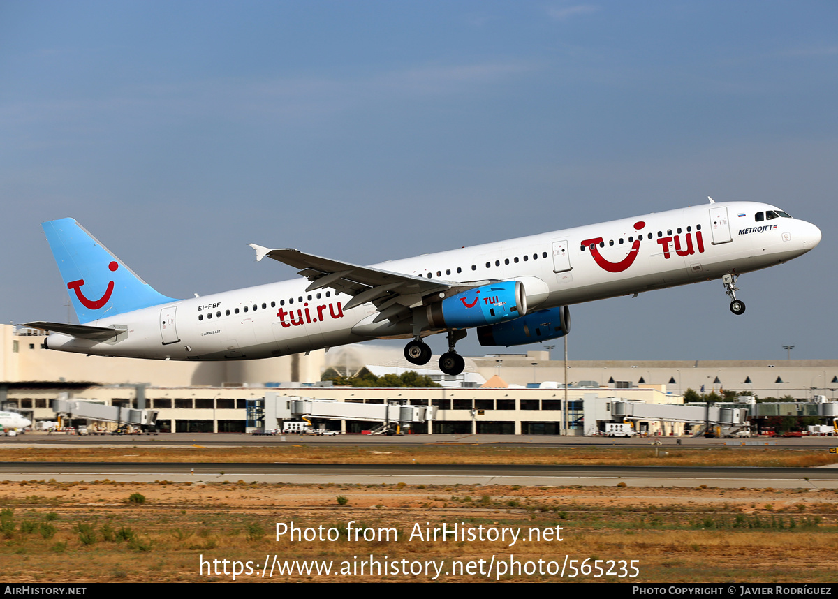 Aircraft Photo of EI-FBF | Airbus A321-231 | TUI | AirHistory.net #565235