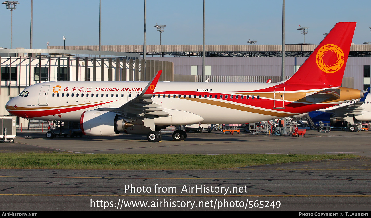 Aircraft Photo of B-32D8 | Airbus A320-251N | Chengdu Airlines | AirHistory.net #565249