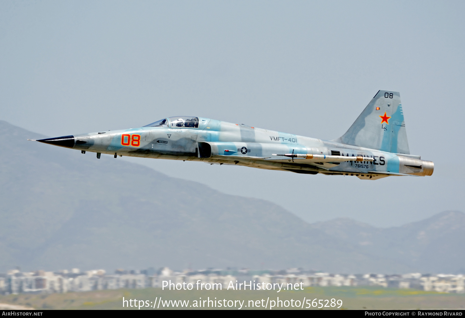 Aircraft Photo of 761576 | Northrop F-5N Tiger II | USA - Marines | AirHistory.net #565289