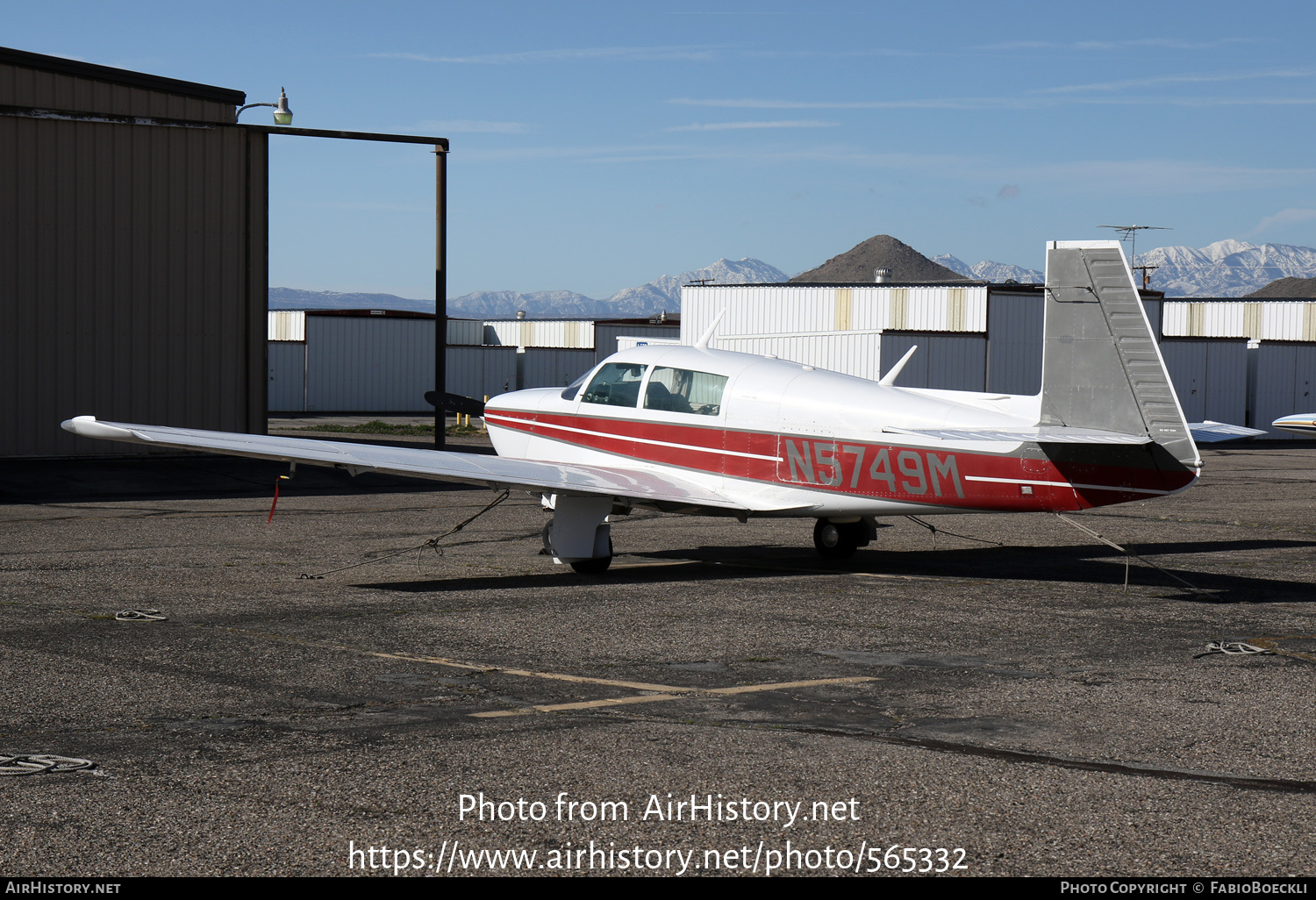 Aircraft Photo of N5749M | Mooney M-20J | AirHistory.net #565332