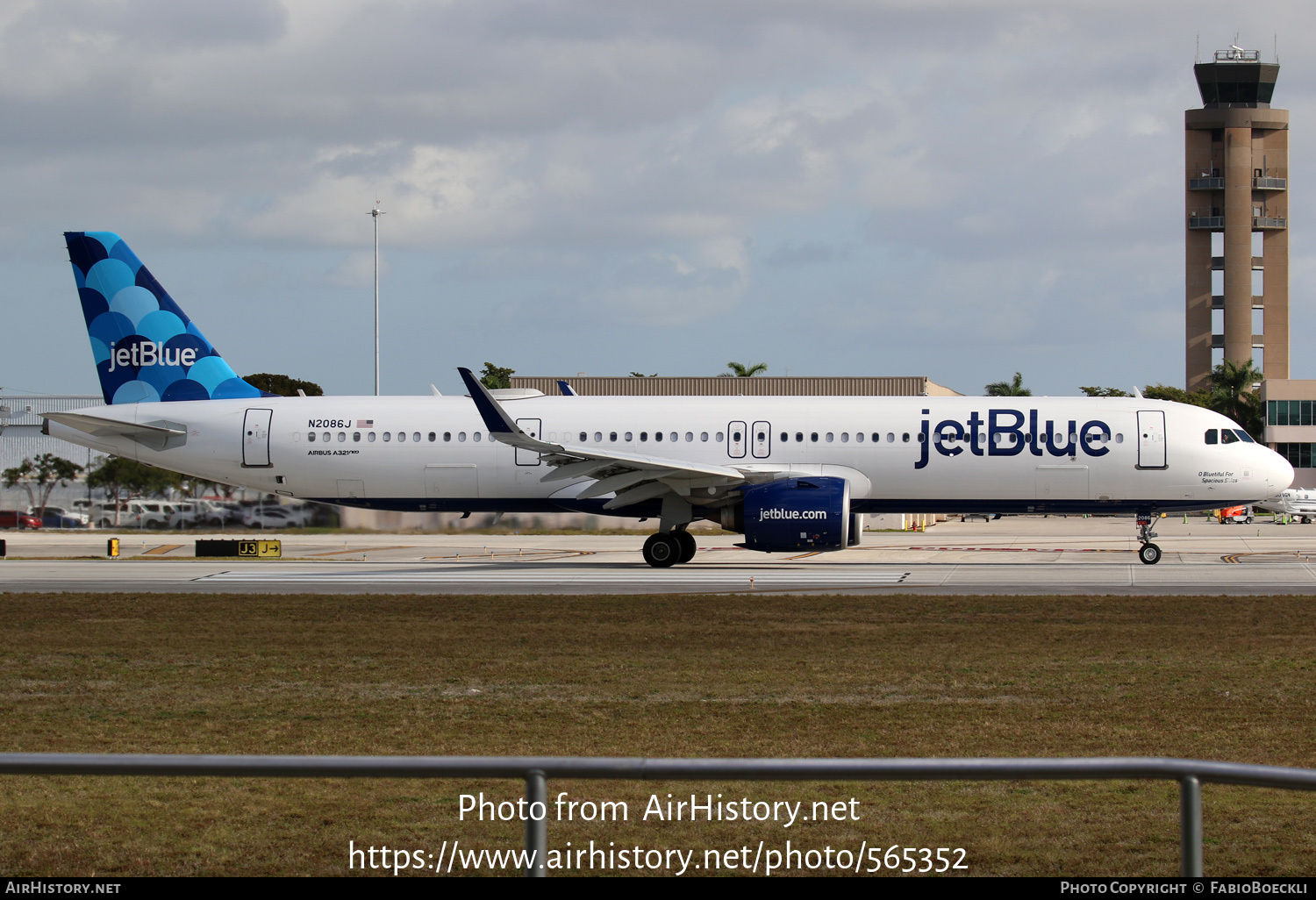 Aircraft Photo of N2086J | Airbus A321-271NX | JetBlue Airways | AirHistory.net #565352