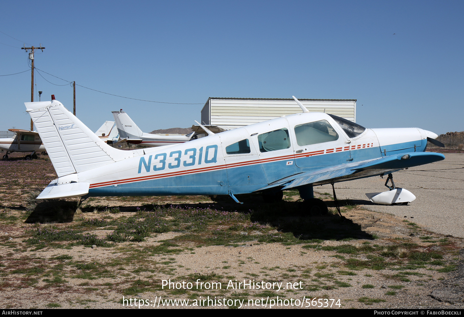 Aircraft Photo of N3331Q | Piper PA-28-161 Cherokee Warrior II | AirHistory.net #565374