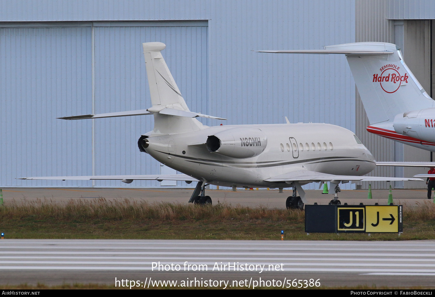 Aircraft Photo of N80MH | Dassault Falcon 2000 | AirHistory.net #565386