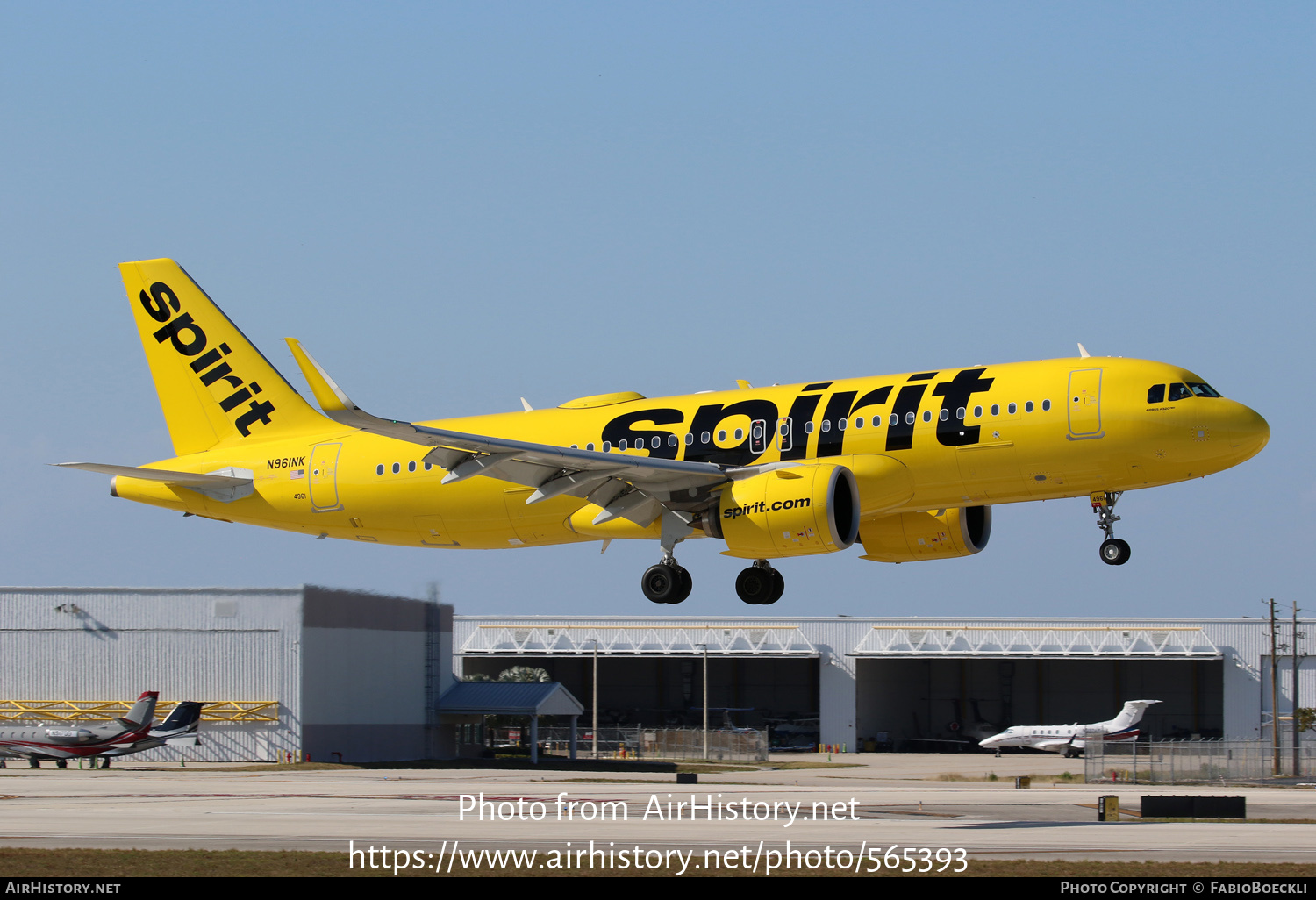 Aircraft Photo of N961NK | Airbus A320-271N | Spirit Airlines | AirHistory.net #565393