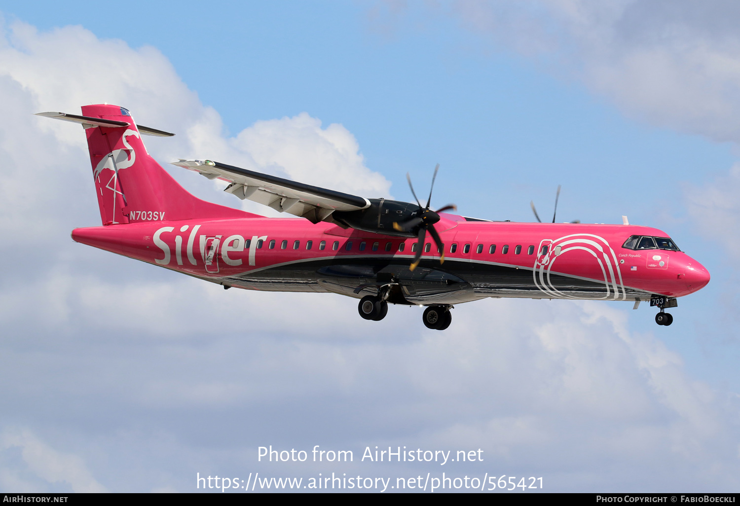 Aircraft Photo of N703SV | ATR ATR-72-600 (ATR-72-212A) | Silver Airways | AirHistory.net #565421