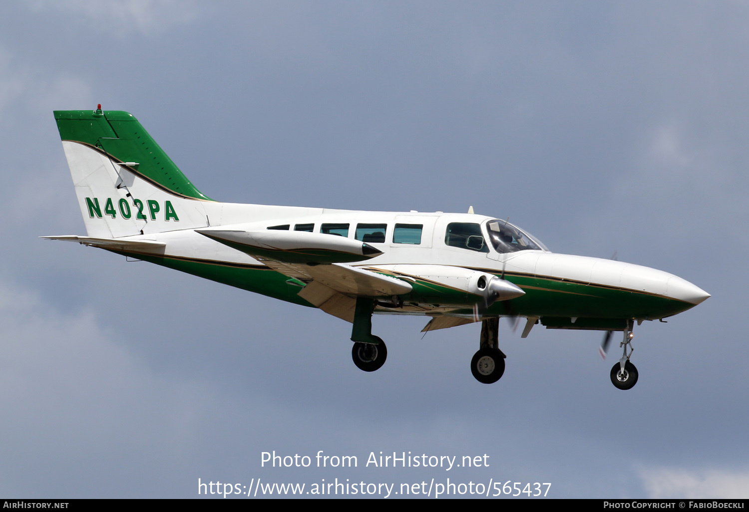 Aircraft Photo of N402PA | Cessna 402B | AirHistory.net #565437