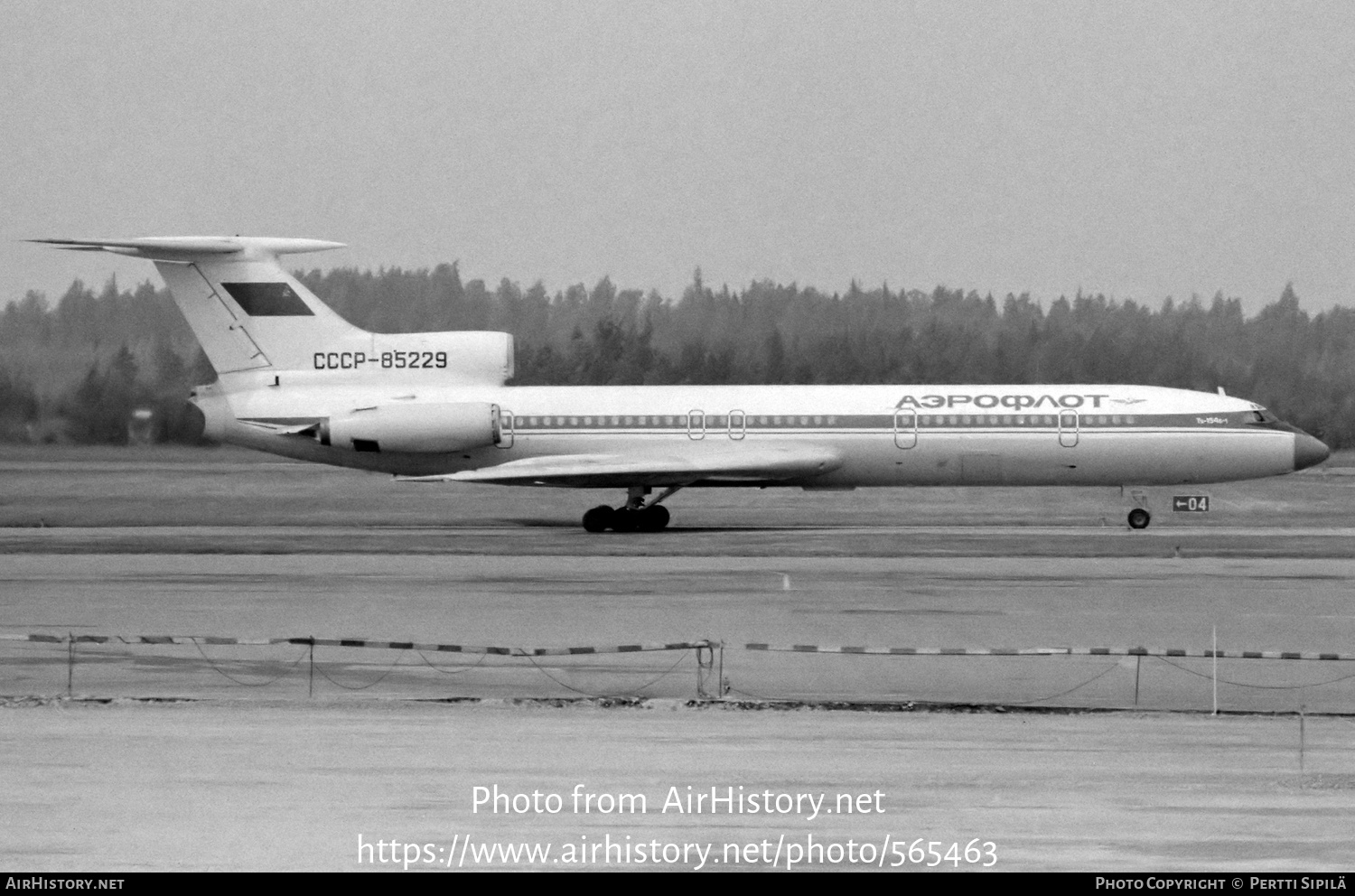 Aircraft Photo of CCCP-85229 | Tupolev Tu-154B-1 | Aeroflot | AirHistory.net #565463