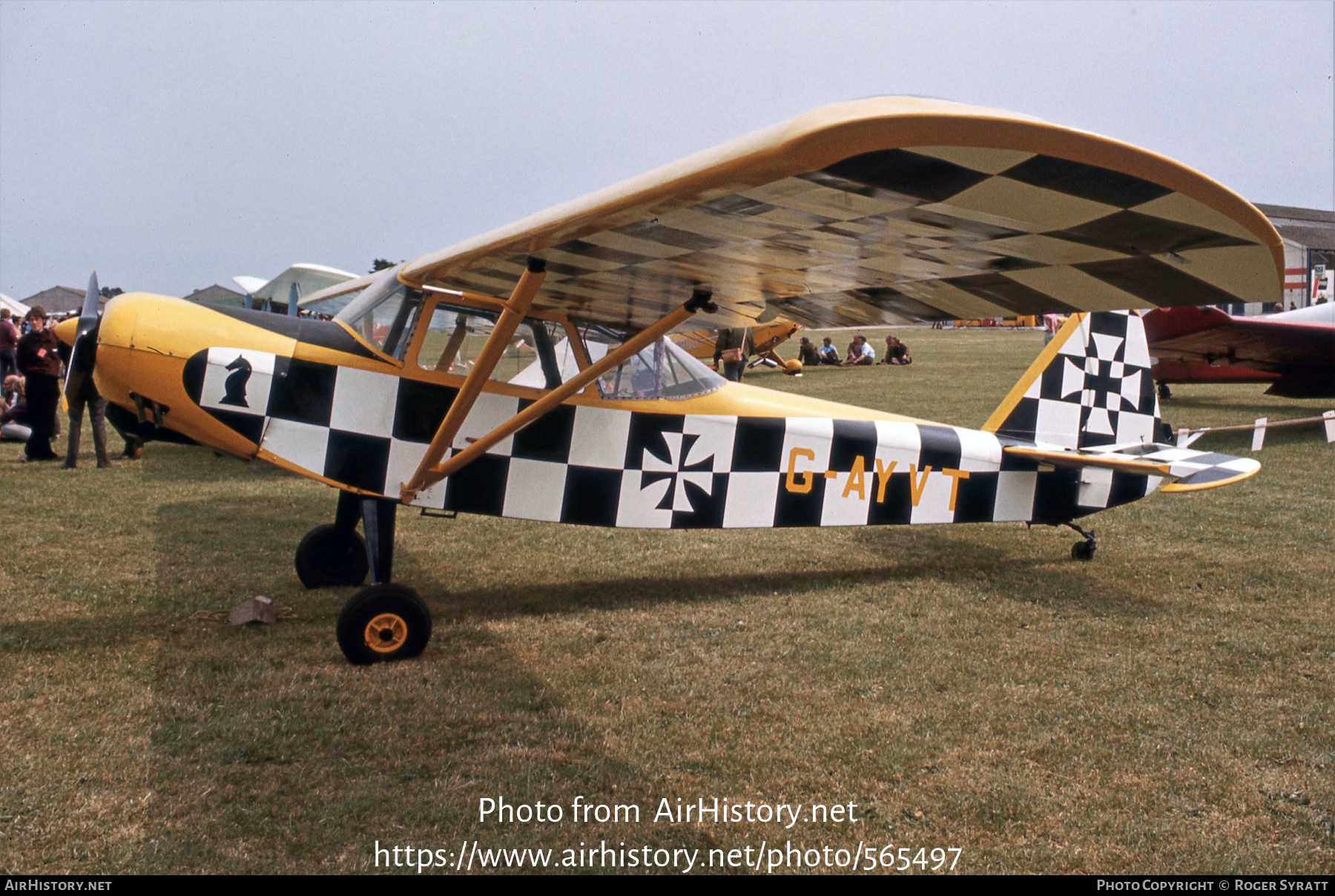 Aircraft Photo of G-AYVT | Brochet MB 84 | AirHistory.net #565497