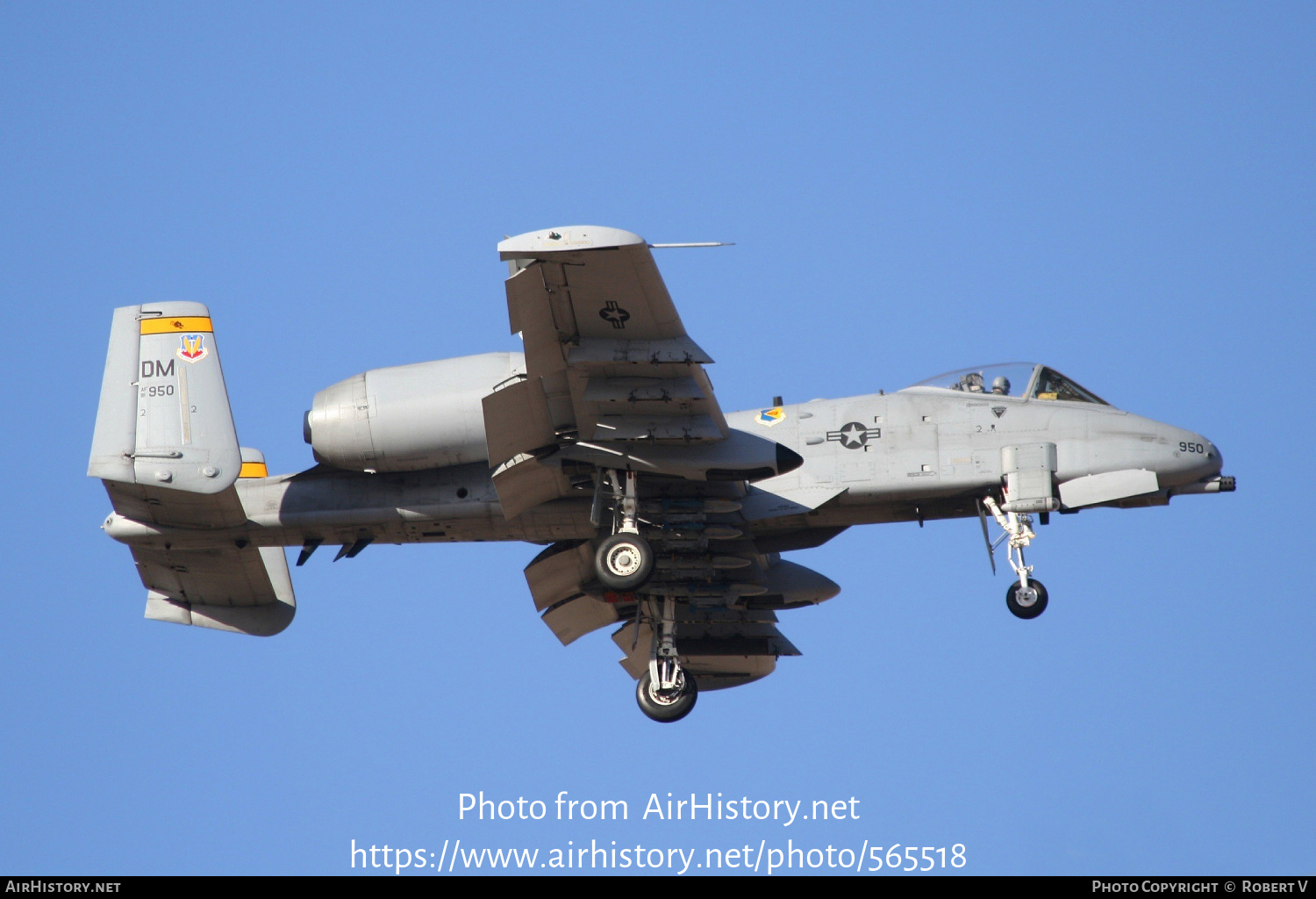 Aircraft Photo of 81-0950 / AF81-950 | Fairchild A-10A Thunderbolt II | USA - Air Force | AirHistory.net #565518