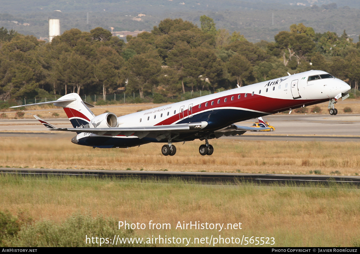 Aircraft Photo of 5N-JEC | Bombardier CRJ-900ER (CL-600-2D24) | Arik Air | AirHistory.net #565523