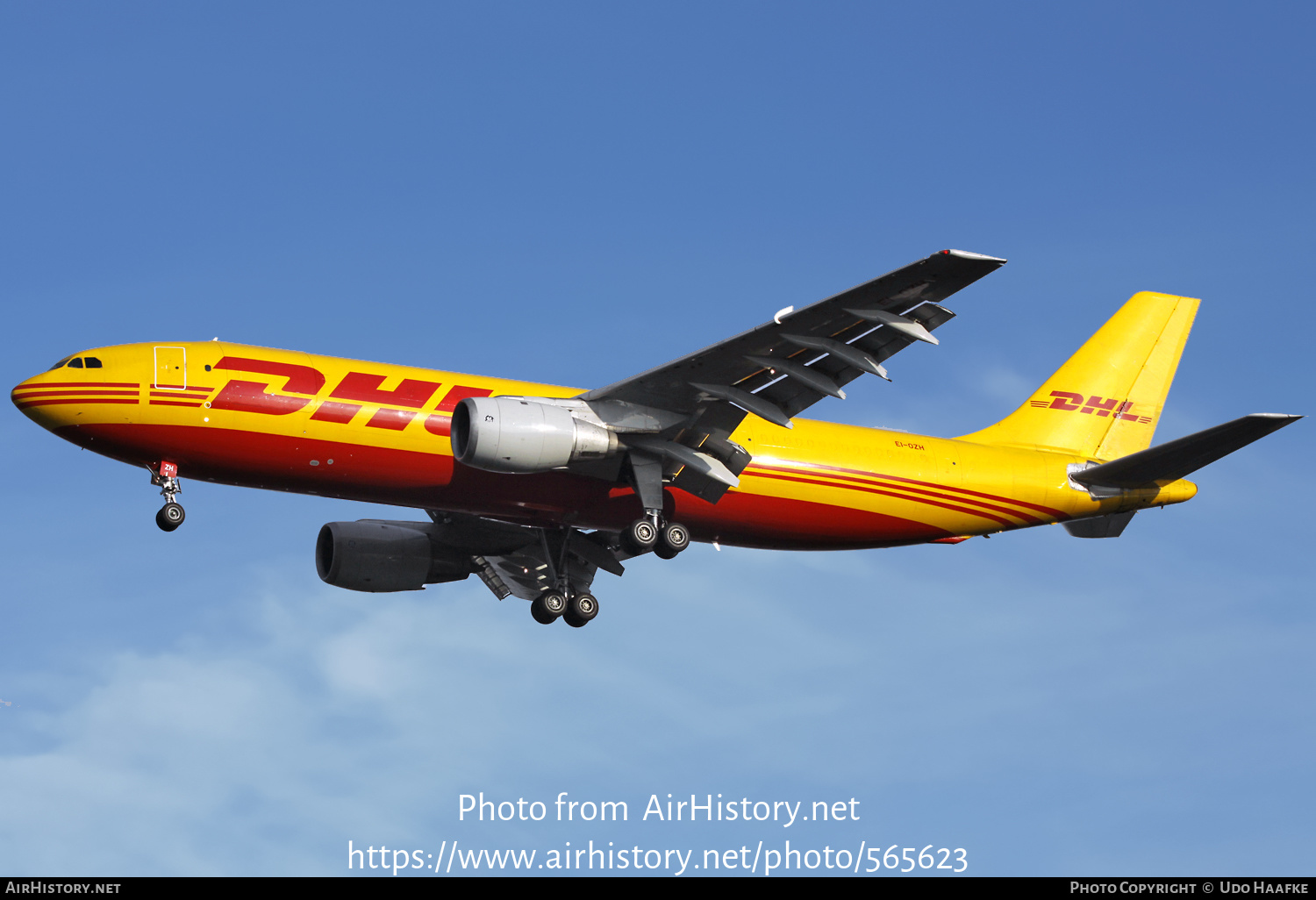 Aircraft Photo of EI-OZH | Airbus A300B4-203(F) | DHL International | AirHistory.net #565623