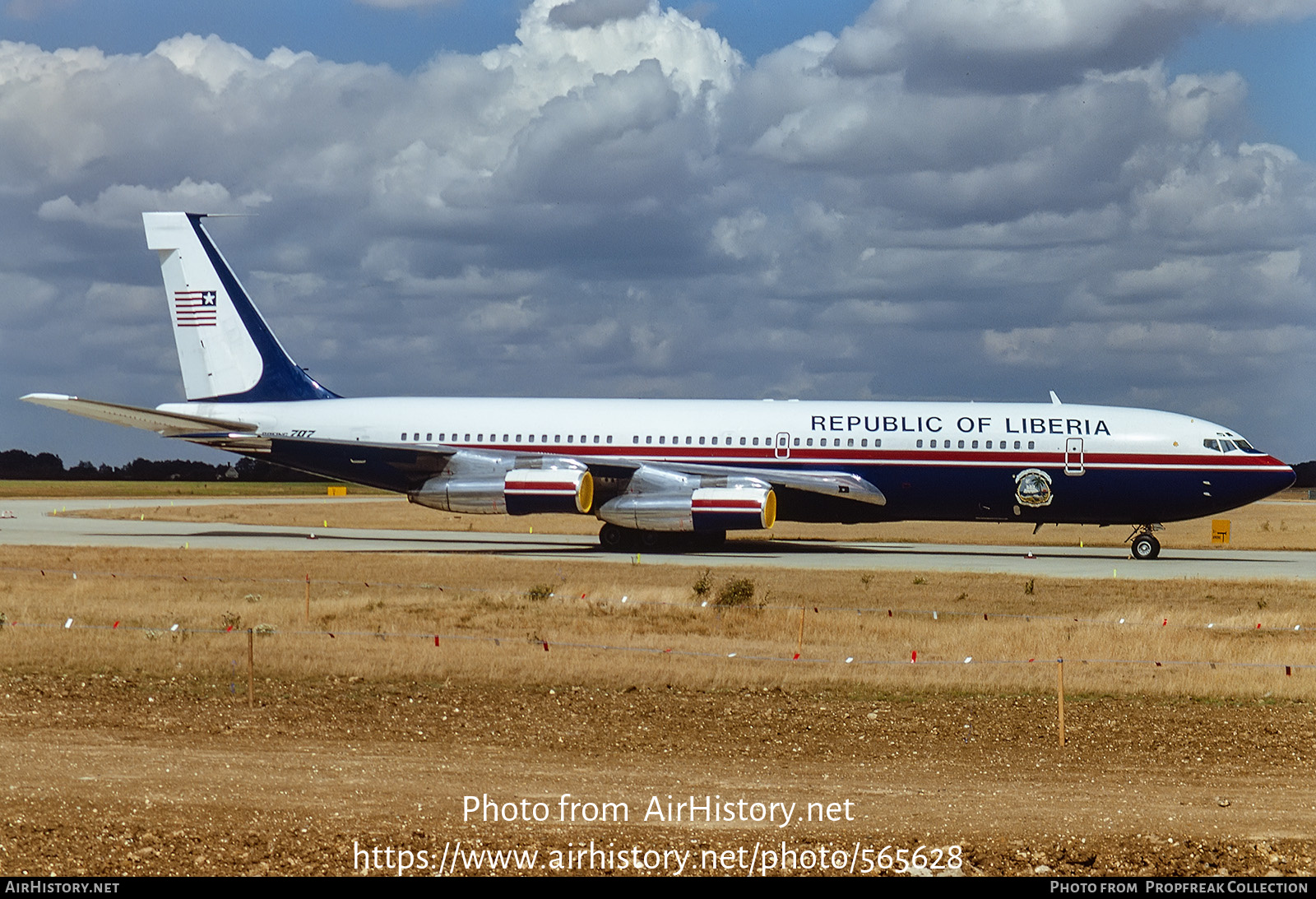 Aircraft Photo of EL-SKD | Boeing 707-351B | Republic of Liberia | AirHistory.net #565628