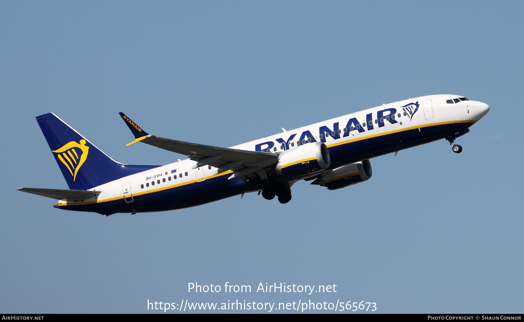 Aircraft Photo of 9H-VVH | Boeing 737-8200 Max 200 | Ryanair | AirHistory.net #565673