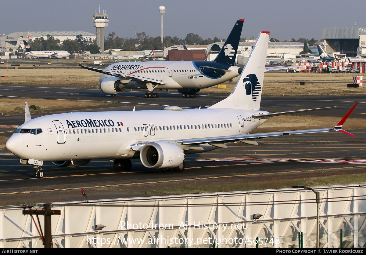 Aircraft Photo of EI-GZC | Boeing 737-8 Max 8 | AeroMéxico | AirHistory.net #565748