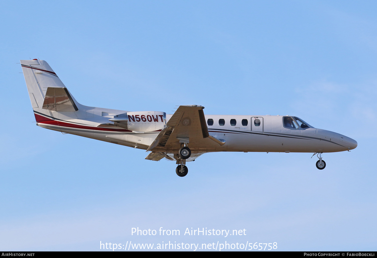 Aircraft Photo of N560WT | Cessna 560 Citation V | AirHistory.net #565758