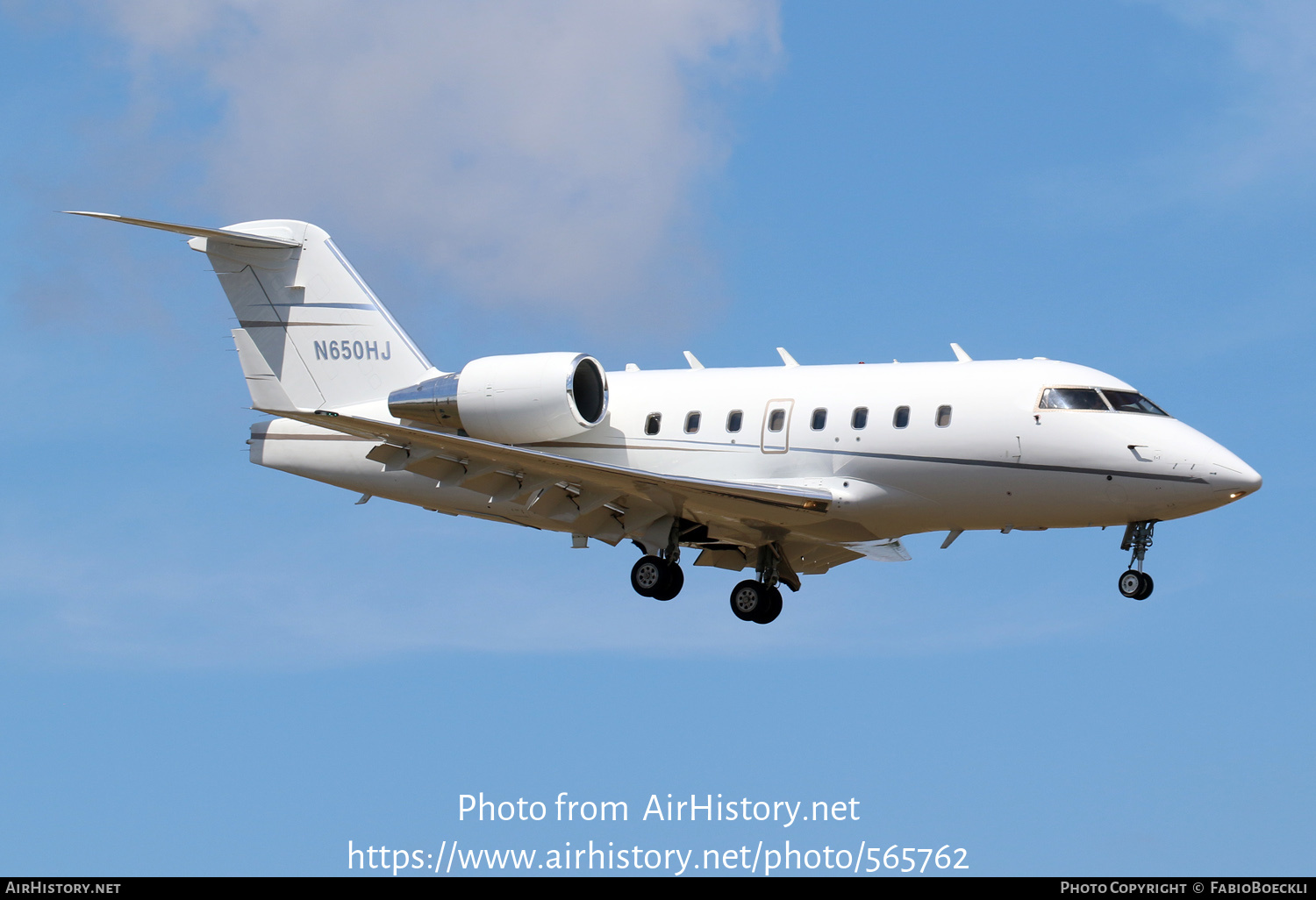 Aircraft Photo of N650HJ | Bombardier Challenger 604 (CL-600-2B16) | AirHistory.net #565762