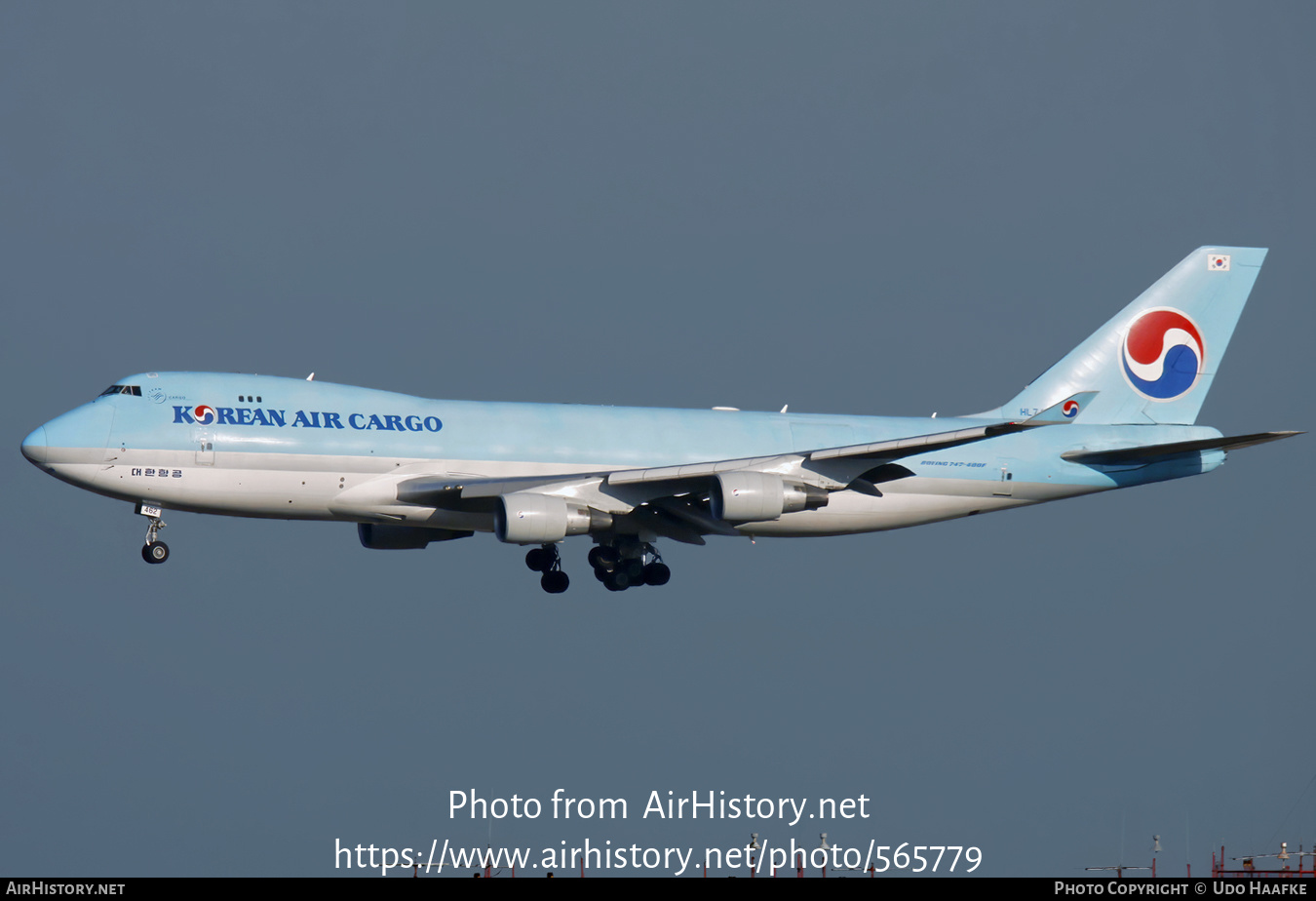 Aircraft Photo of HL7462 | Boeing 747-4B5F/SCD | Korean Air Cargo | AirHistory.net #565779