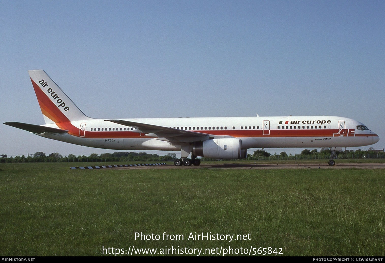 Aircraft Photo of I-AEJA | Boeing 757-236 | Air Europe | AirHistory.net #565842