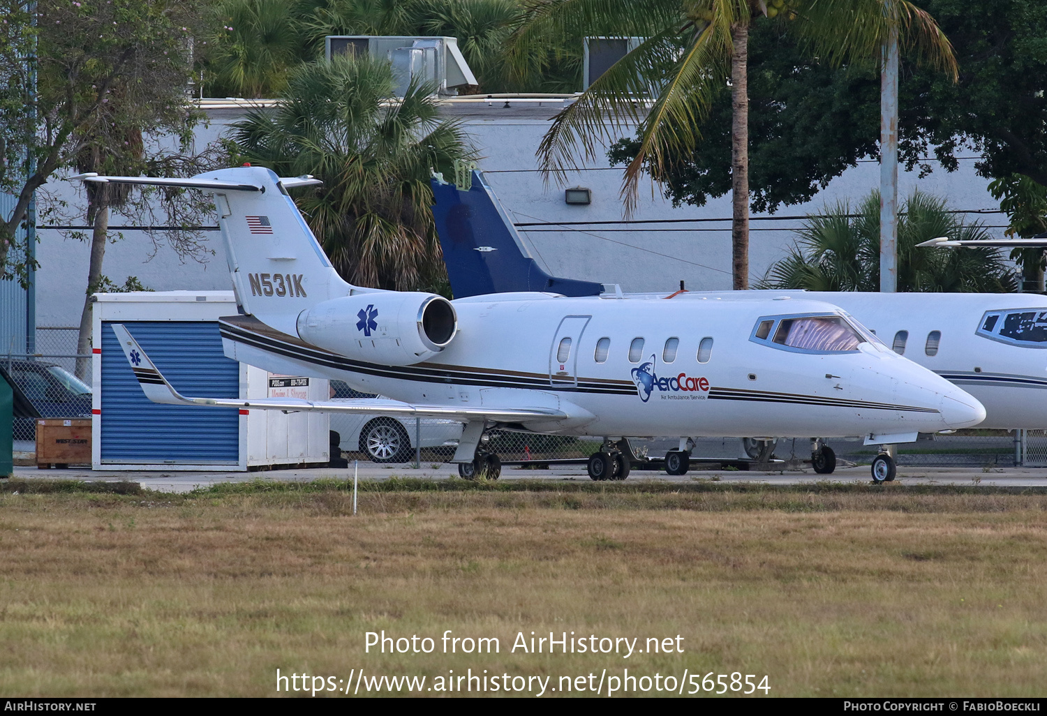 Aircraft Photo of N531K | Gates Learjet 55 | AeroCare Air Ambulance Service | AirHistory.net #565854