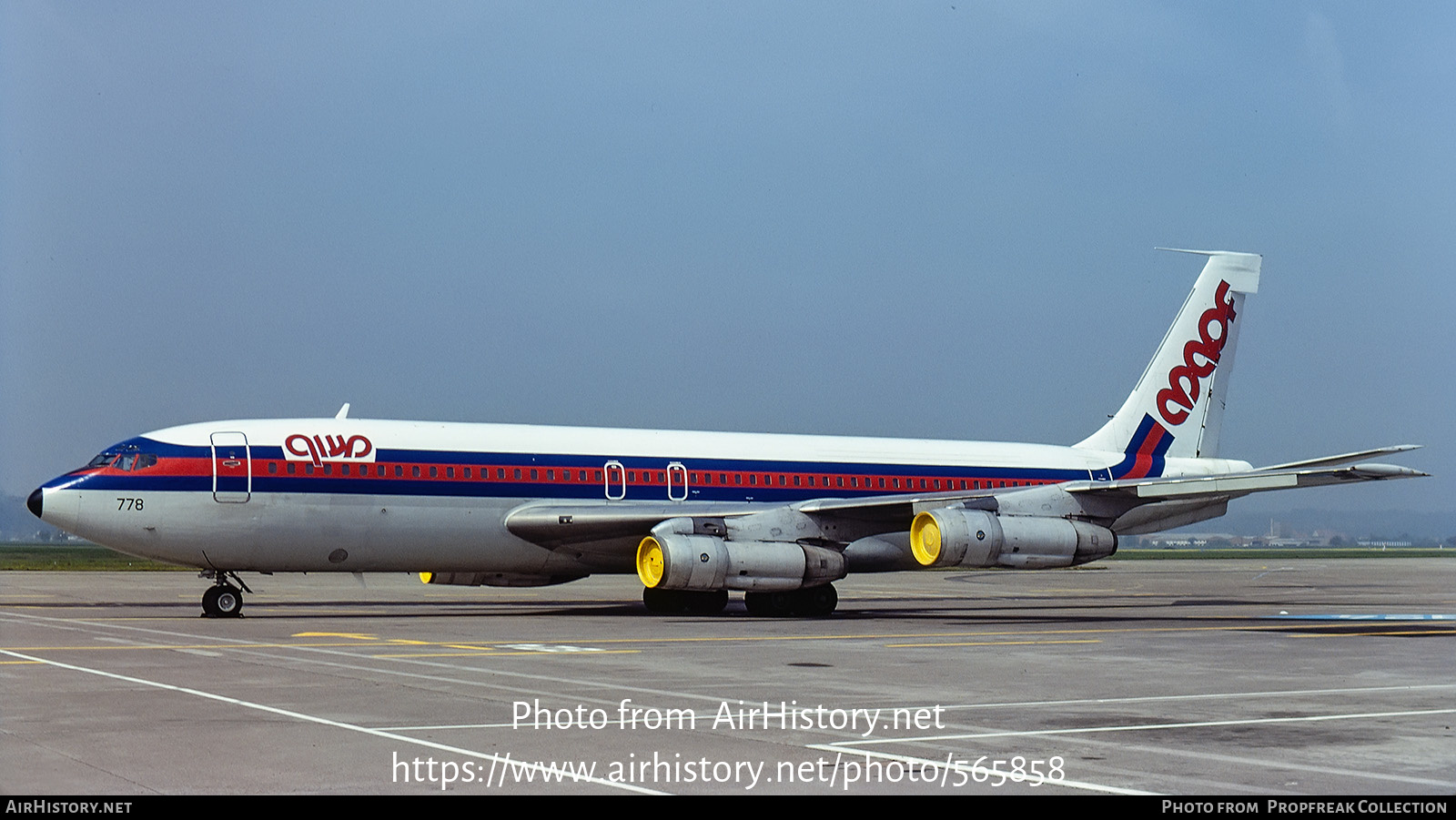 Aircraft Photo of N778PA | Boeing 707-139(B) | Maof Airlines | AirHistory.net #565858