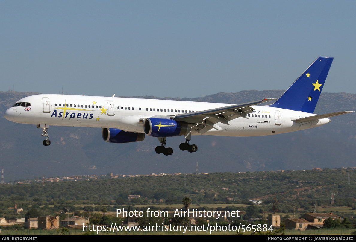 Aircraft Photo of G-OJIB | Boeing 757-23A | Astraeus Airlines | AirHistory.net #565884