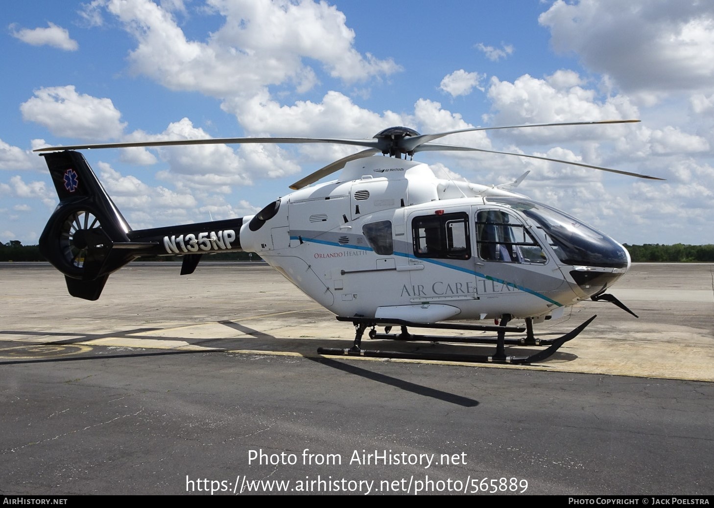 Aircraft Photo of N135NP | Eurocopter EC-135T-1 | Orlando Health | AirHistory.net #565889