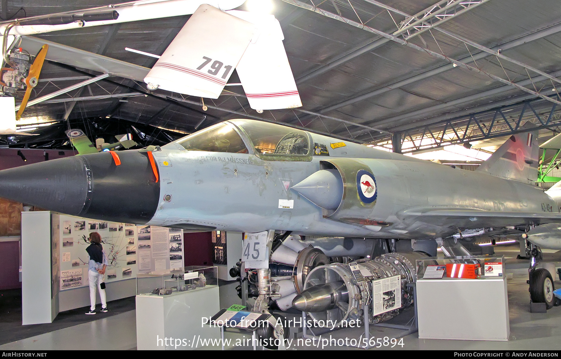 Aircraft Photo of A3-45 | Dassault Mirage IIIO(F/A) | Australia - Air Force | AirHistory.net #565894