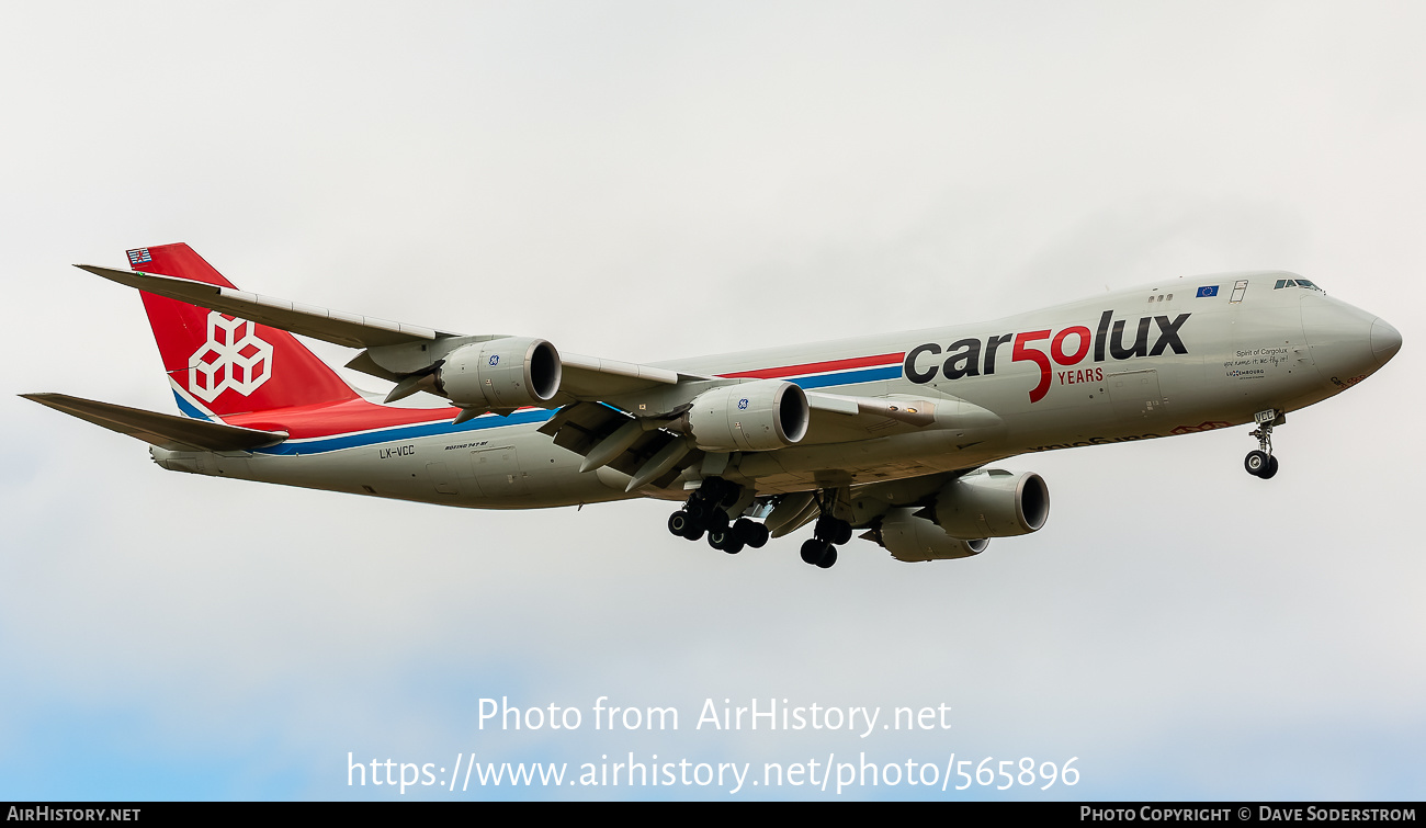 Aircraft Photo of LX-VCC | Boeing 747-8R7F/SCD | Cargolux | AirHistory.net #565896