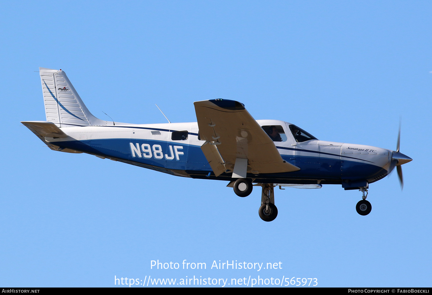 Aircraft Photo of N98JF | Piper PA-32R-301T Saratoga II TC | AirHistory.net #565973