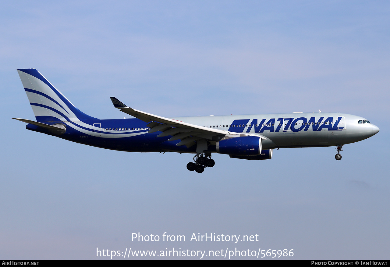 Aircraft Photo of N819CA | Airbus A330-243 | National Airlines | AirHistory.net #565986