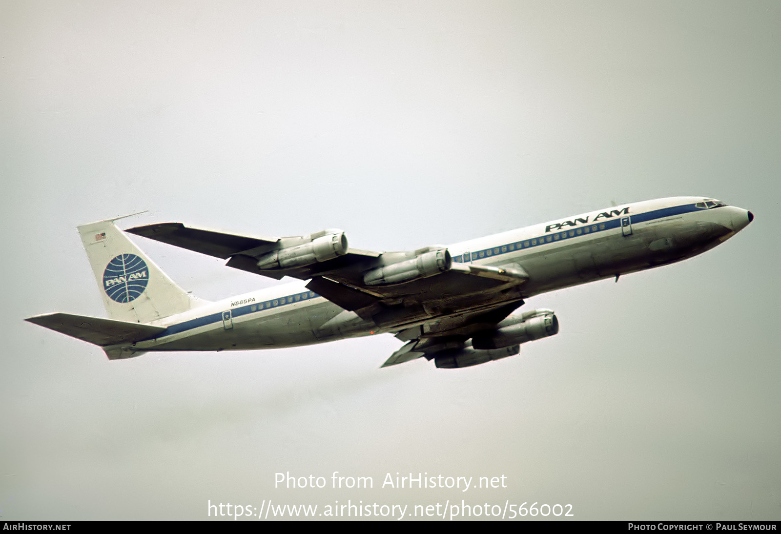 Aircraft Photo of N885PA | Boeing 707-321B | Pan American World 