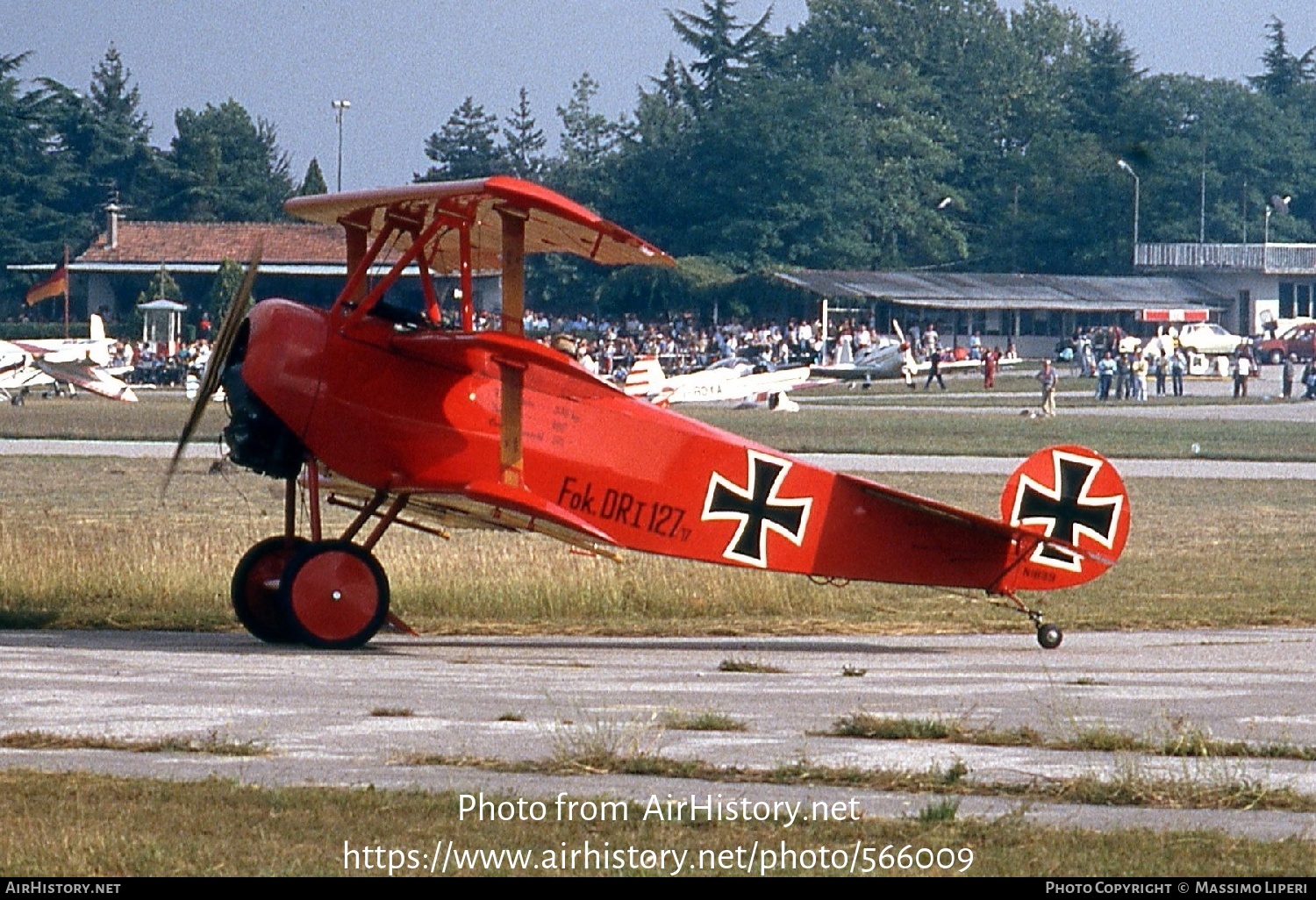 Aircraft Photo of N1839 | Fokker Dr.1 (replica) | AirHistory.net #566009