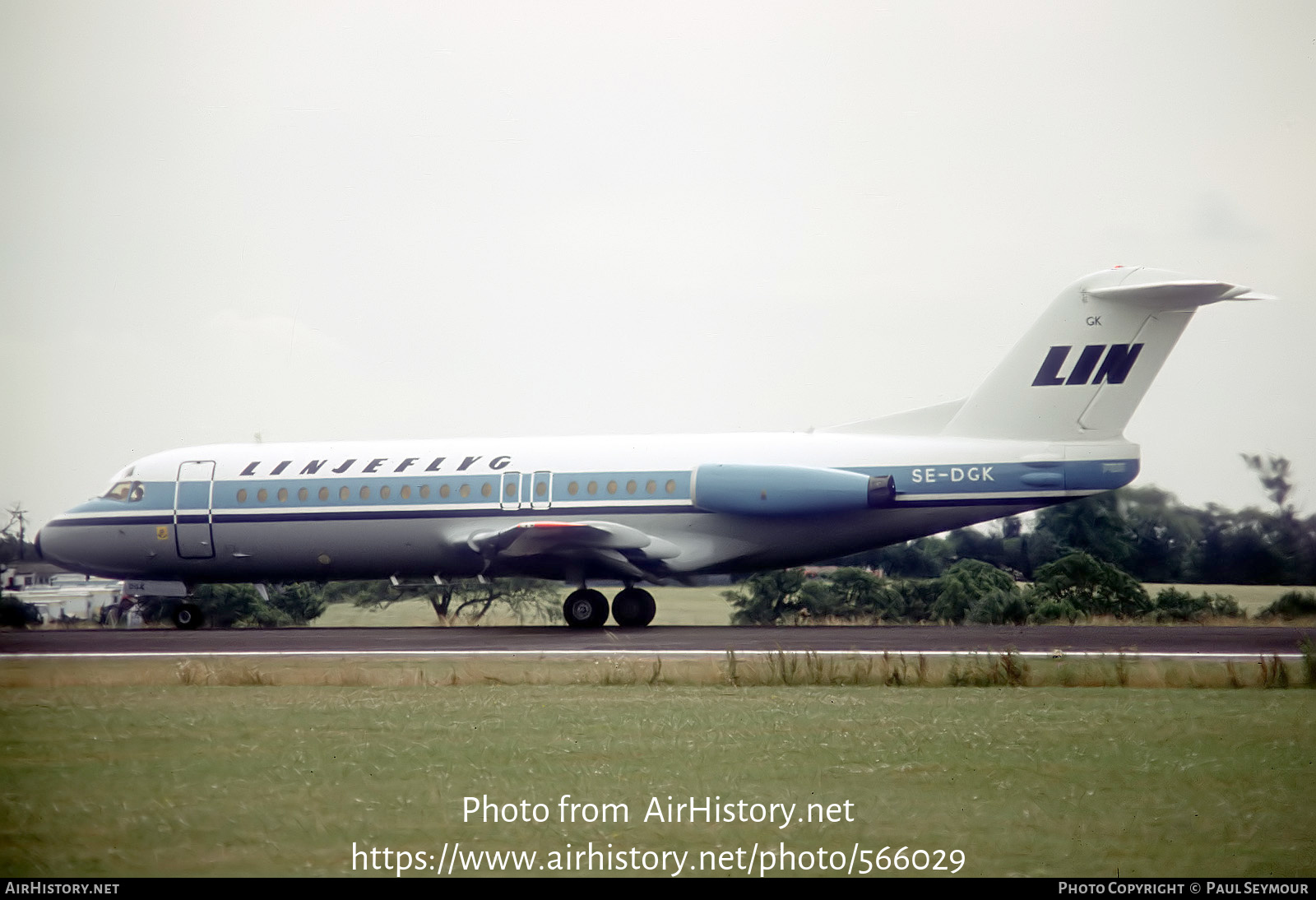 Aircraft Photo of SE-DGK | Fokker F28-4000 Fellowship | Linjeflyg | AirHistory.net #566029