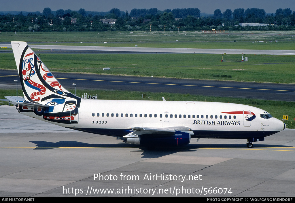 Aircraft Photo of G-BGDO | Boeing 737-236/Adv | British Airways | AirHistory.net #566074