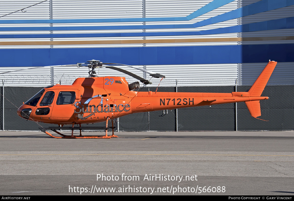 Aircraft Photo of N712SH | Eurocopter AS-350B-2 Ecureuil | Sundance Helicopters | AirHistory.net #566088