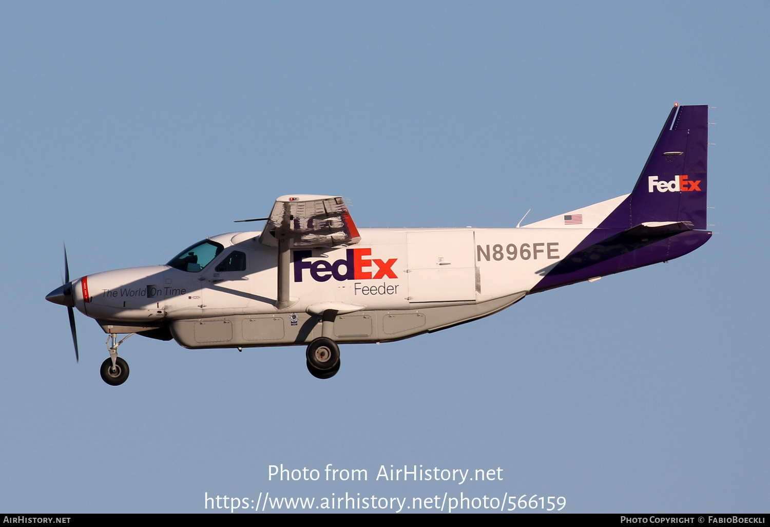 Aircraft Photo of N896FE | Cessna 208B Super Cargomaster | FedEx Feeder | AirHistory.net #566159