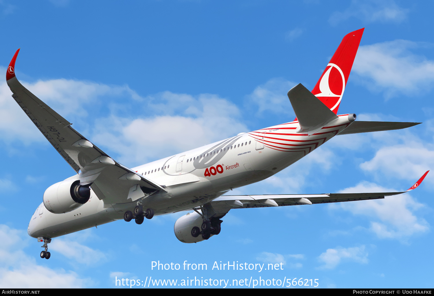 Aircraft Photo of TC-LGH | Airbus A350-941 | Turkish Airlines | AirHistory.net #566215