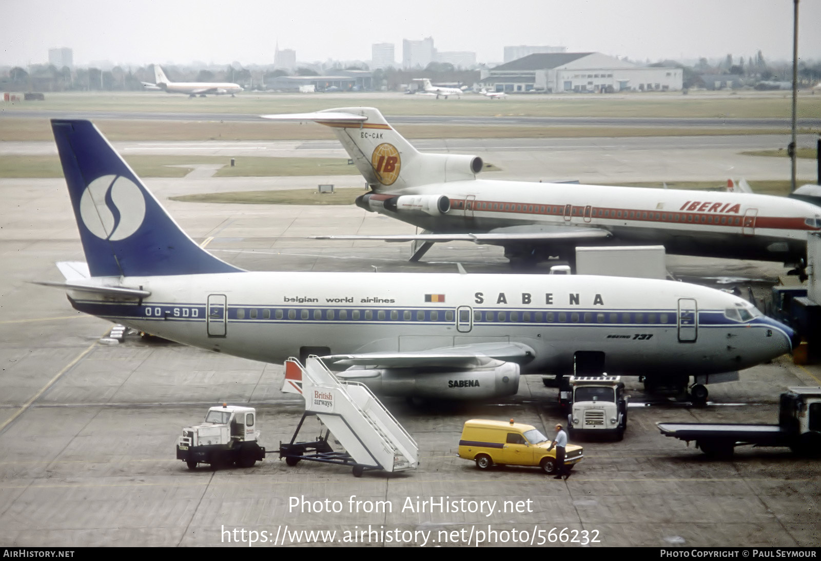 Aircraft Photo of OO-SDD | Boeing 737-229/Adv | Sabena | AirHistory.net #566232