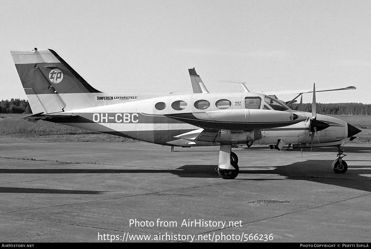 Aircraft Photo of OH-CBC | Cessna 421A | Tampereen Lentopalvelu | AirHistory.net #566236