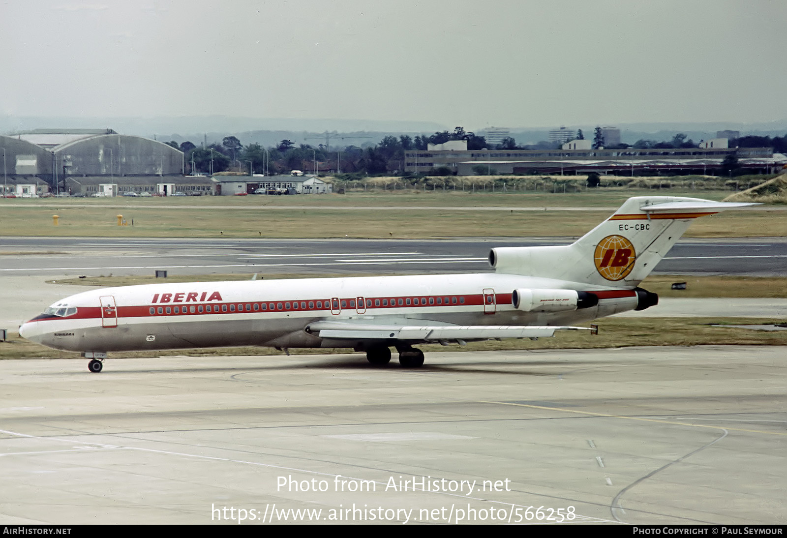 Aircraft Photo of EC-CBC | Boeing 727-256/Adv | Iberia | AirHistory.net #566258