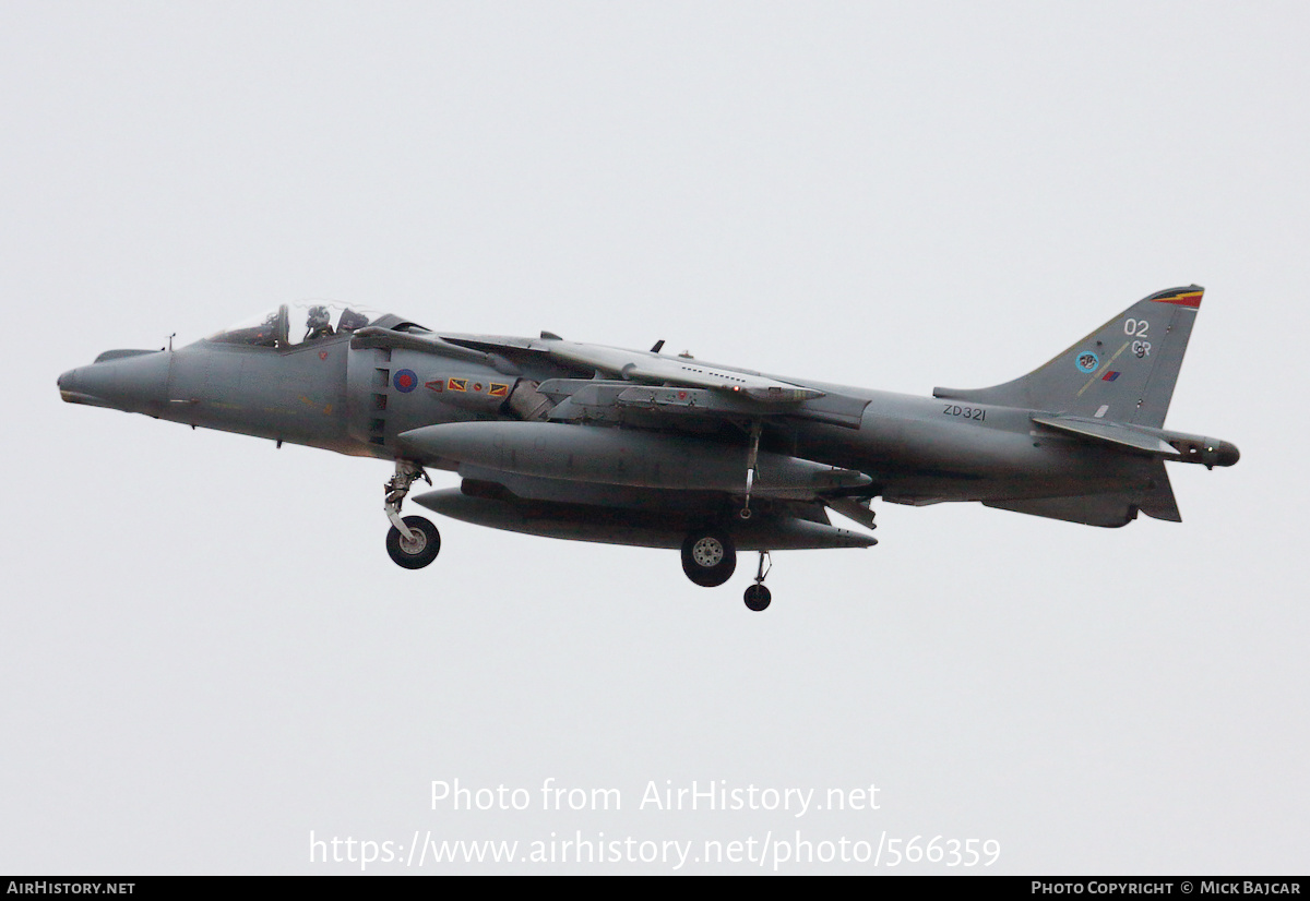 Aircraft Photo of ZD321 | British Aerospace Harrier GR9 | UK - Air Force | AirHistory.net #566359