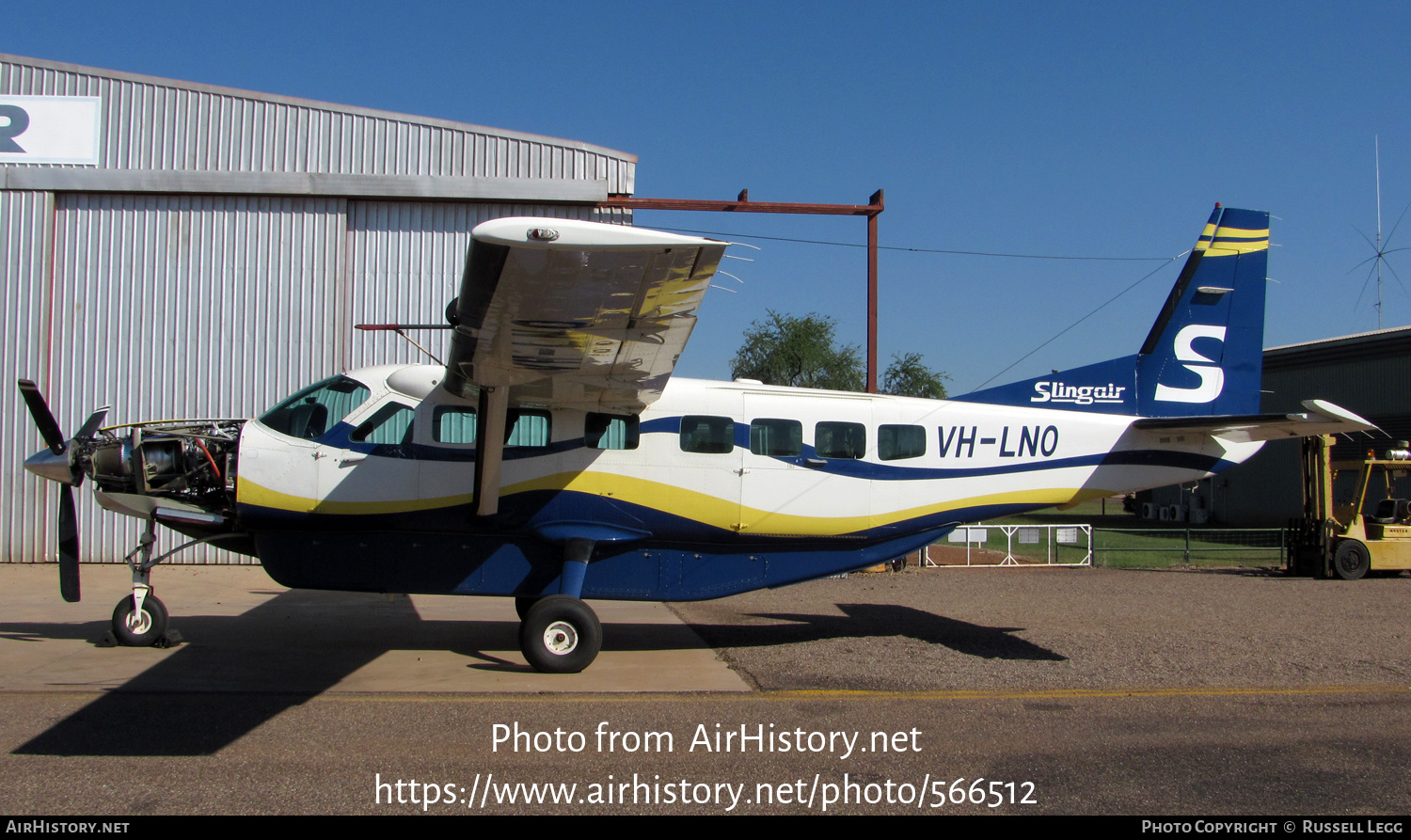 Aircraft Photo of VH-LNO | Cessna 208B Grand Caravan | Slingair | AirHistory.net #566512