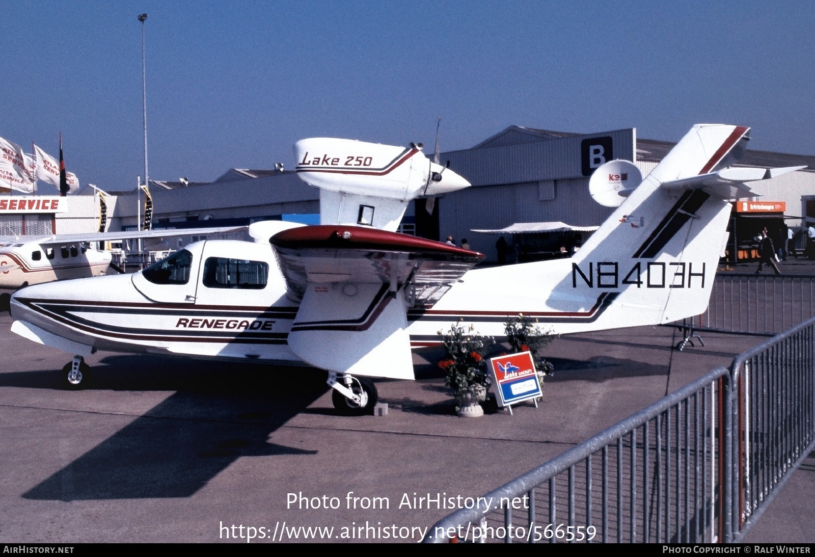 Aircraft Photo of N8403H | Lake LA-250 Renegade | AirHistory.net #566559