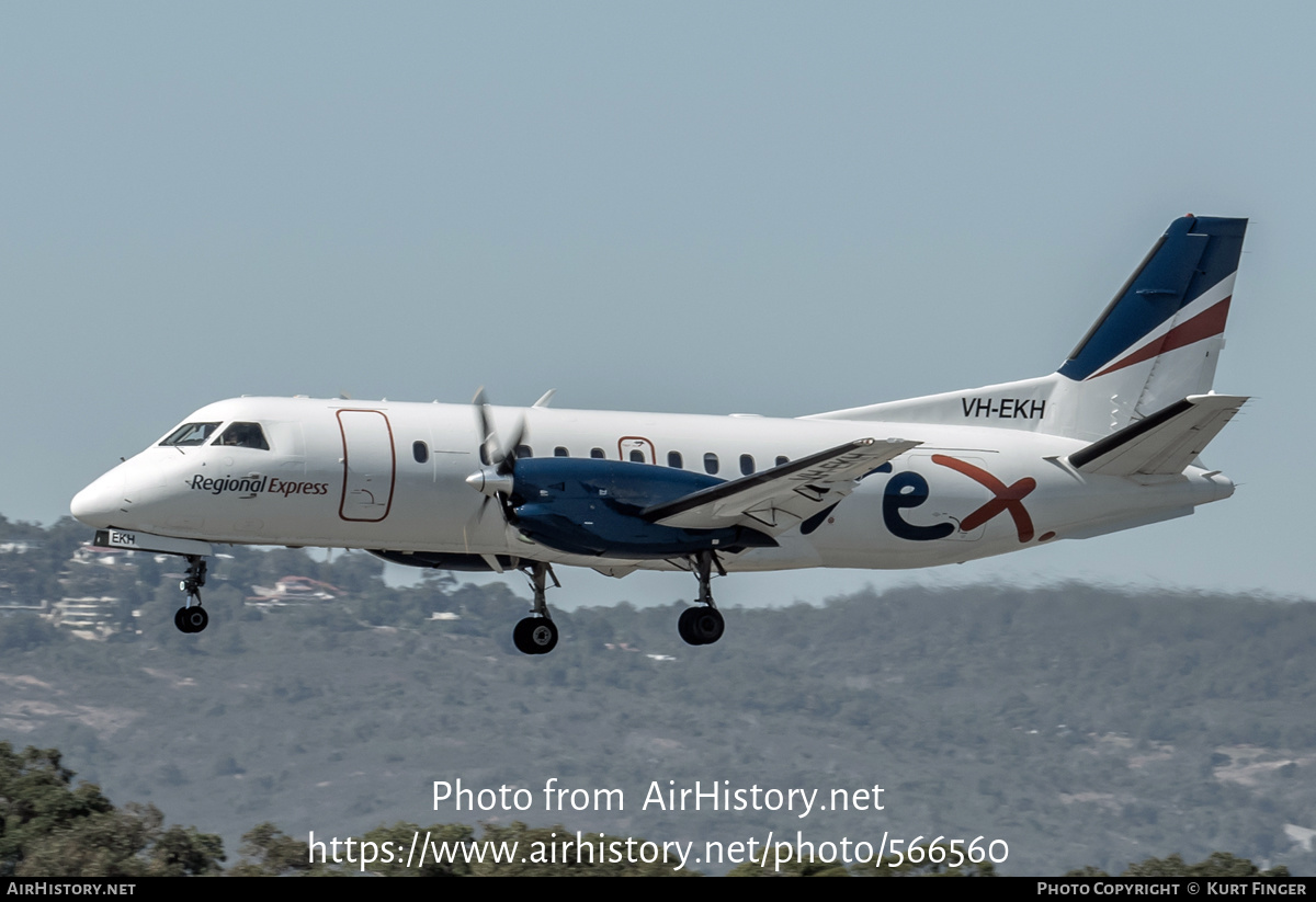 Aircraft Photo of VH-EKH | Saab 340B | REX - Regional Express | AirHistory.net #566560