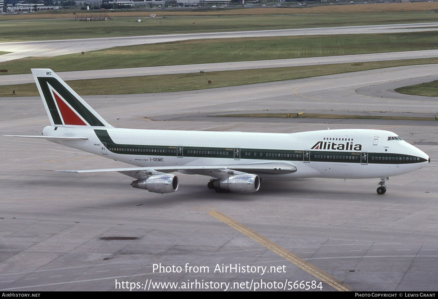 Aircraft Photo of I-DEMC | Boeing 747-243BM | Alitalia | AirHistory.net #566584