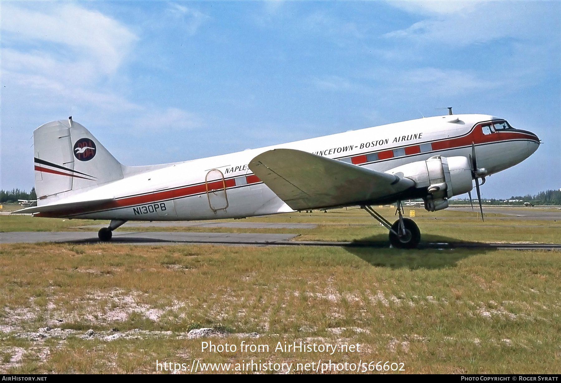 Aircraft Photo of N130PB | Douglas DC-3A | Naples Airlines & Provincetown-Boston Airline | AirHistory.net #566602