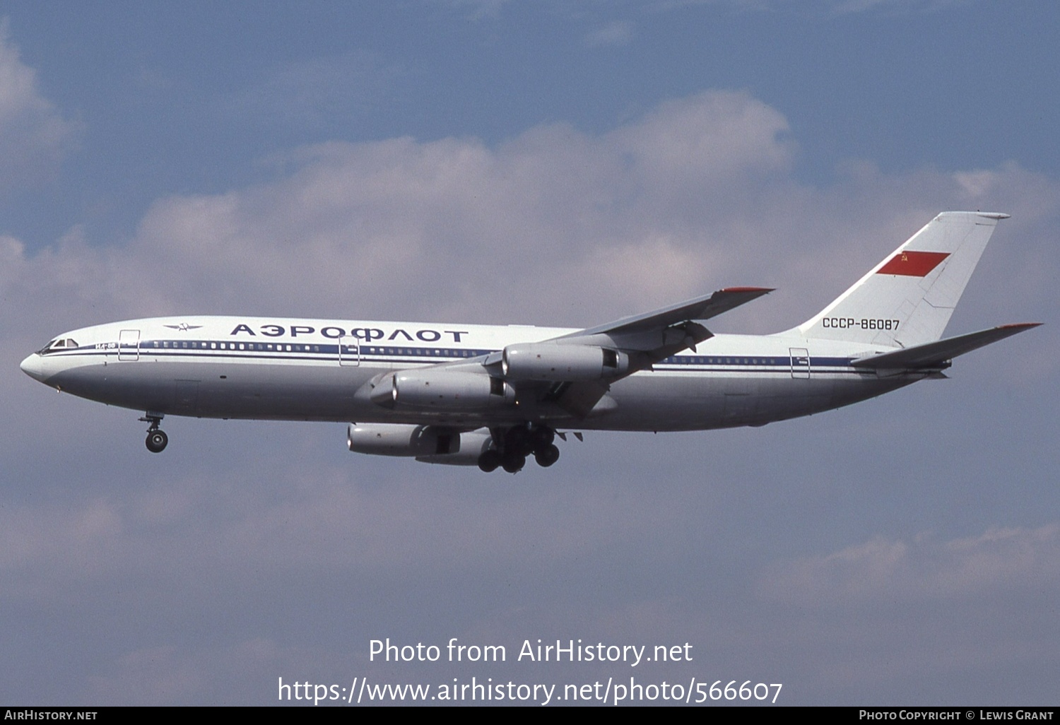 Aircraft Photo of CCCP-86087 | Ilyushin Il-86 | Aeroflot | AirHistory.net #566607