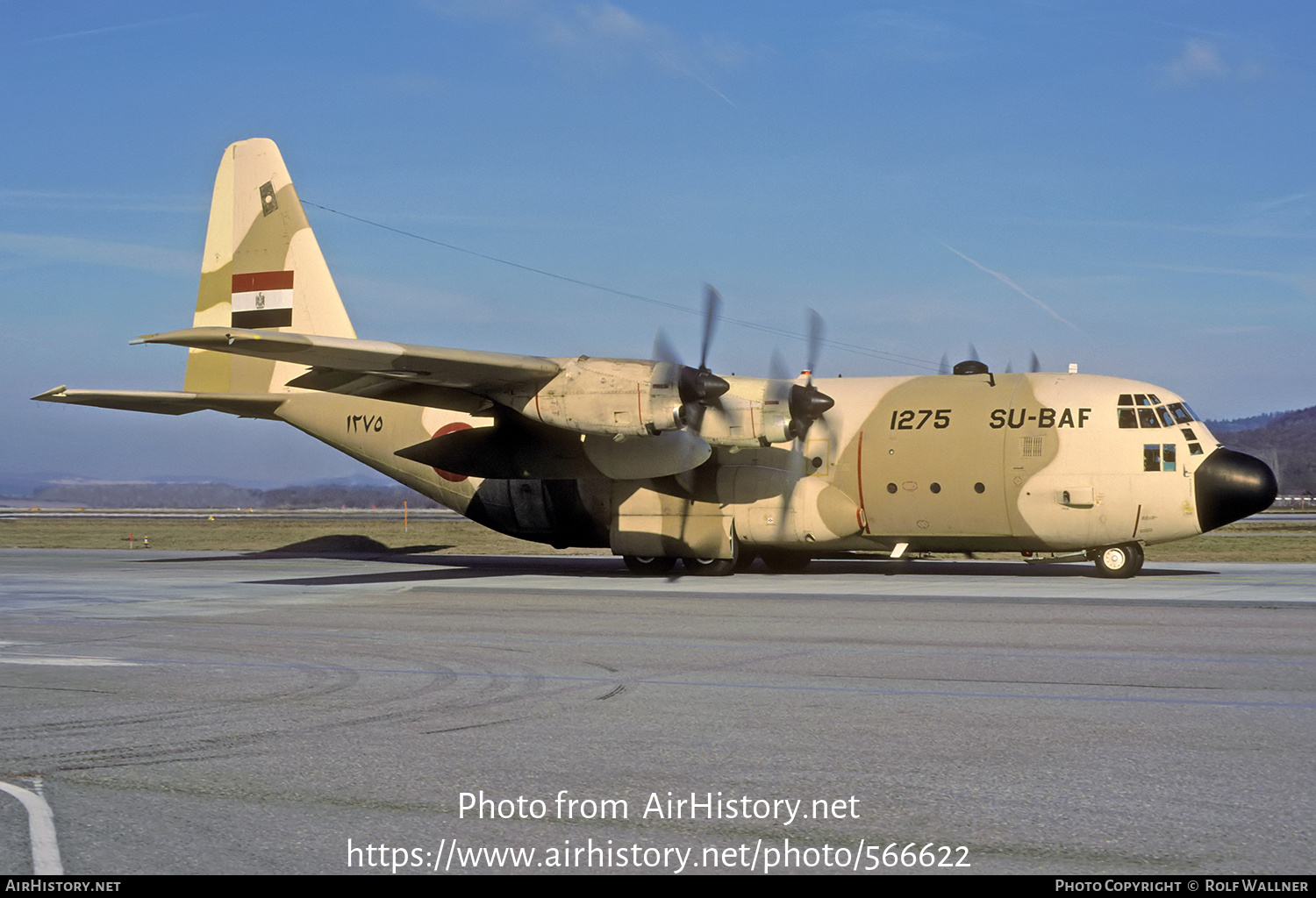 Aircraft Photo of 1275 / ۱۲۷٥ | Lockheed C-130H Hercules | Egypt - Air Force | AirHistory.net #566622