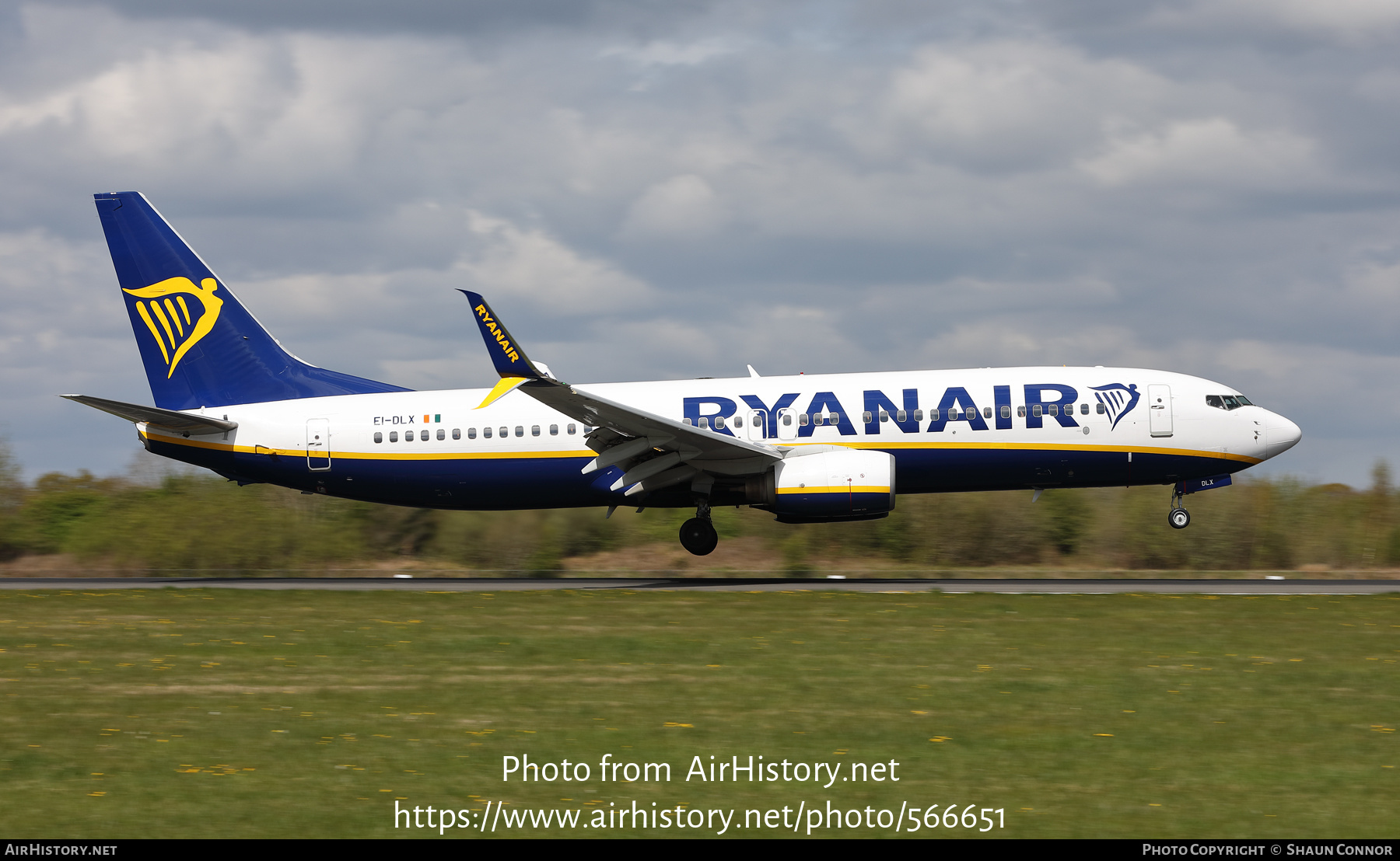 Aircraft Photo of EI-DLX | Boeing 737-8AS | Ryanair | AirHistory.net #566651